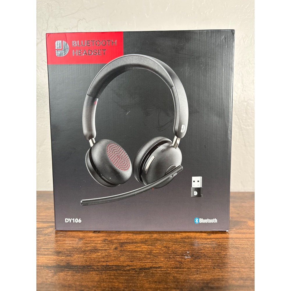 Dytole DY106 Bluetooth Wireless Headset with Mic USB Dongle for PC